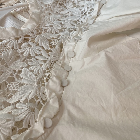 White Self Portrait Mini Dress - Picture 6 of 6